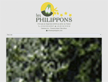 Tablet Screenshot of lesphilippons.com